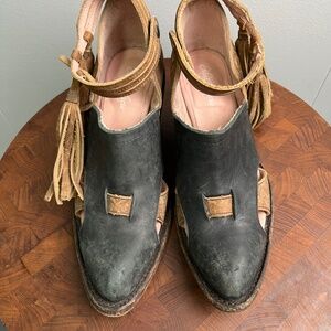Miss Macie "Mercy Me" Style Leather Ankle Boots  Size 6